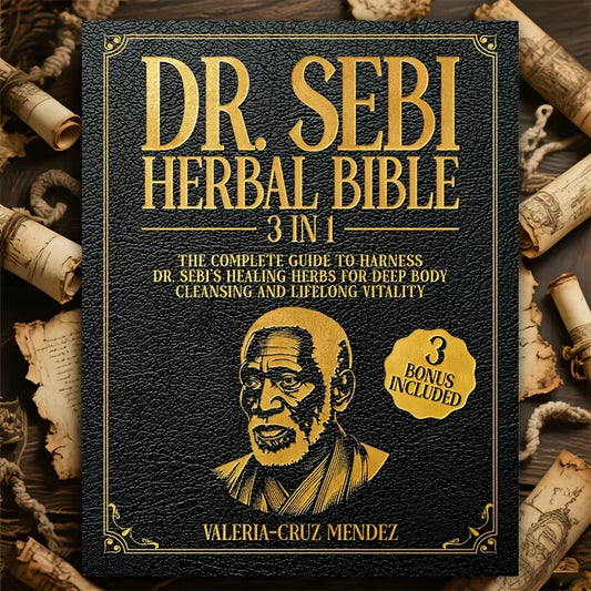 7041 Dr. Sebi Herbal Bible 3-In-1: Detoxify and Cleanse Your Body with Dr. Sebi'S Healing Herbs for Lasting Health and Vitality