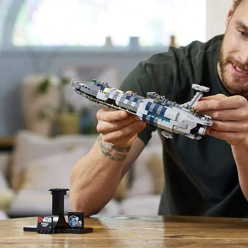 Spaceship Building Blocks Assembling Fit DIY Model Toys for Children Birthday Gift Set 2025 NEW in STOCK