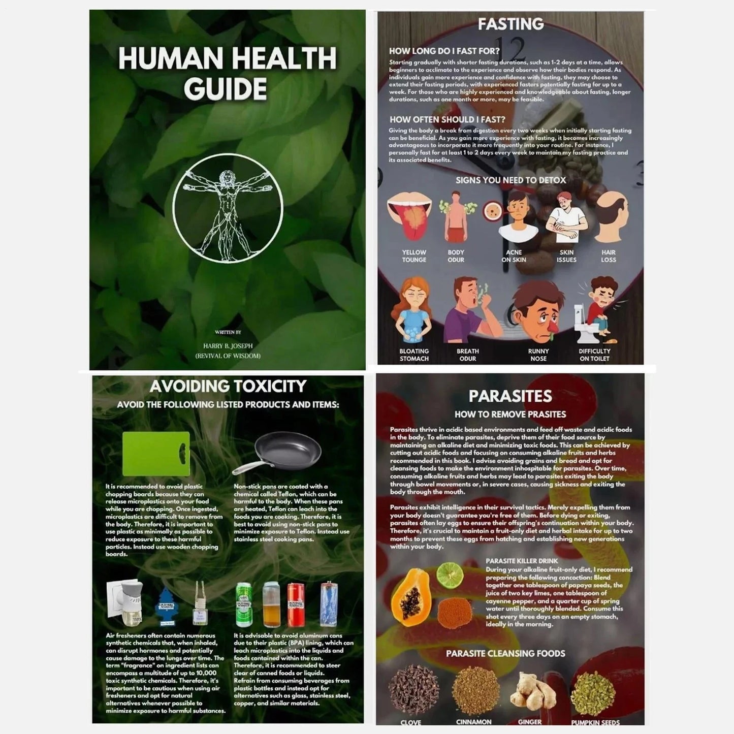 Human Health Guide Self-Help Book for Wellness and Personal-Development with Inspirational Insights