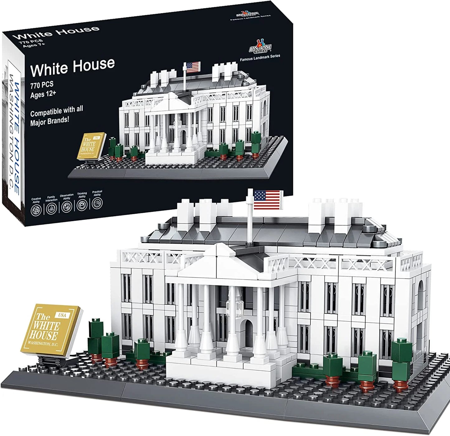 White House Building Block Set (770 Pieces)