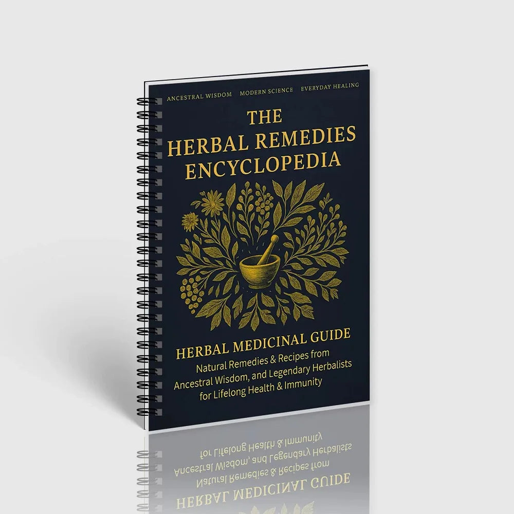 The Herbal Remedies Encyclopedia Notebook Herbal Medicinal Guide Book