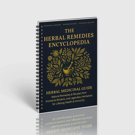 The Herbal Remedies Encyclopedia Notebook Herbal Medicinal Guide Book