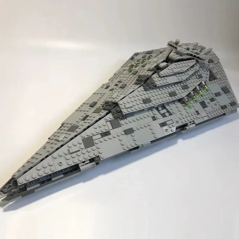 New Destroyer Space Compatible with 75190 Starship Fighter Spaceship Model Set Building Blocks DIY Toy Kid Birthday Gifts