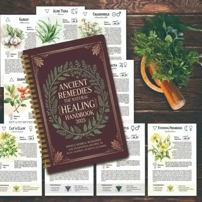 Natural Healing Herbal Therapy Guide Spiral Binding Manual for Overall Health Support Philosophy Books