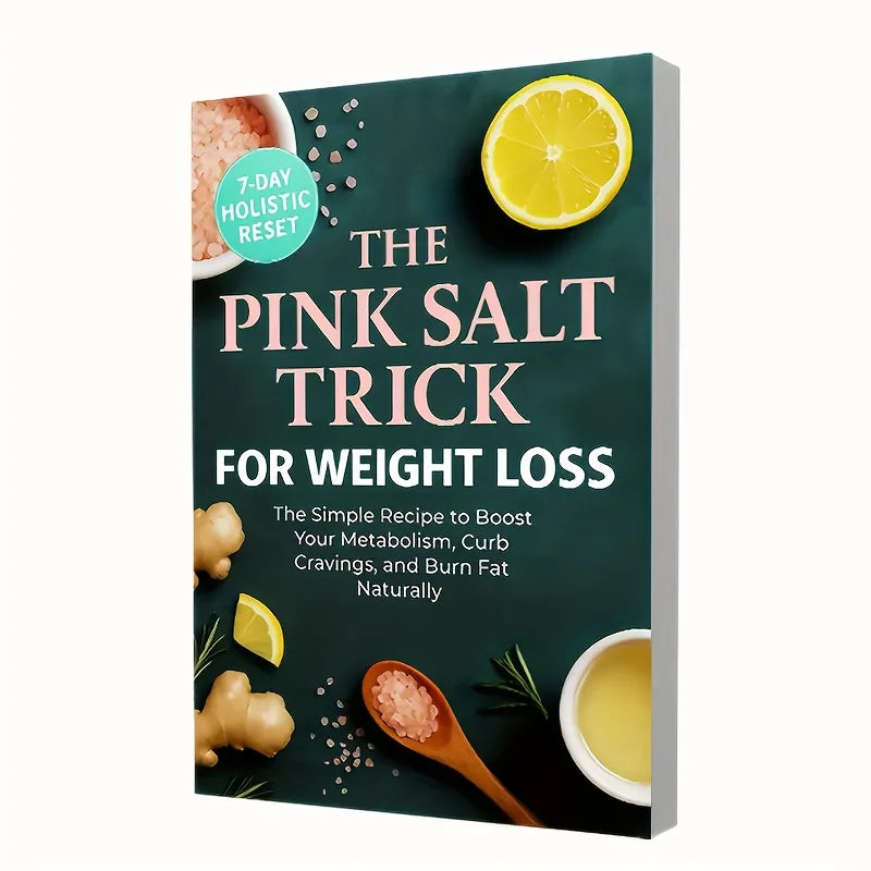 28-Day Pink Salt Diet Plan Book & Cookbook Fat-Burning Recipes Metabolism Boost Craving Control Healthy Weight Management