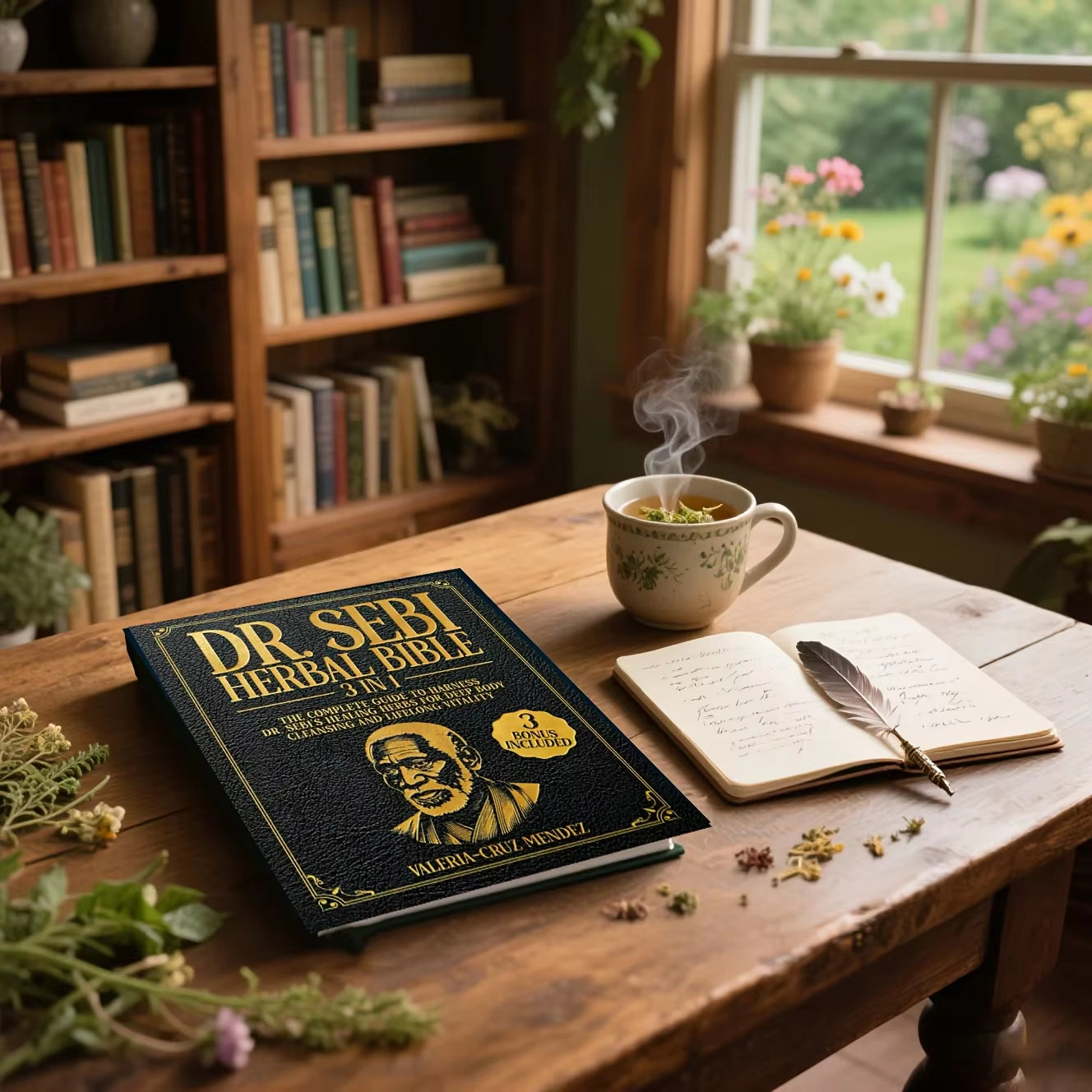 7041 Dr. Sebi Herbal Bible 3-In-1: Detoxify and Cleanse Your Body with Dr. Sebi'S Healing Herbs for Lasting Health and Vitality