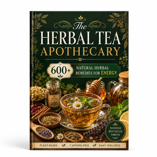 Herbal Tea Health Handbook A5 Book, 600+Natural Herbal Tea Drink Formulas, Energy Vitality and Daily Health Themes, Gift Collect