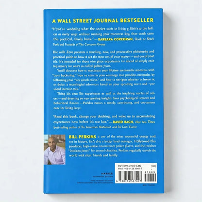 Die with Zero: Getting All You Can from Your Money and Your Life English Paperback English Book