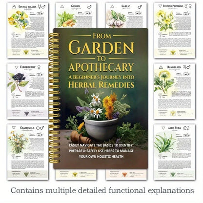 Natural and Herbal Daily Wellness Book, a Beginner'S Journey into Herbal Remedies from Garden to Apothecary
