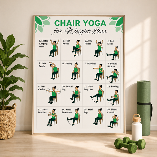 Chair Yoga for Weight Loss – The Easy At-Home Fitness Guide for Seniors & Beginners
