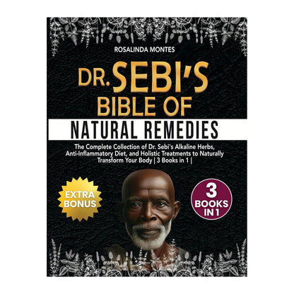 Dr.Sebi Natural Remedies Bible Hardcover Book for Healthy Lifestyle Guide with Practical Methods