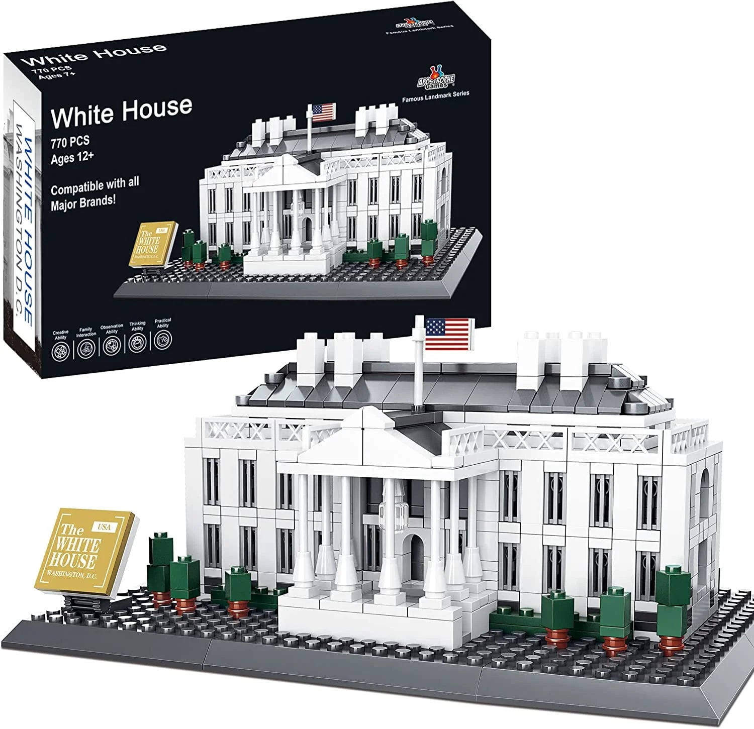 White House Building Block Set (770 Pieces)