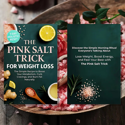 28-Day Pink Salt Diet Plan Book & Cookbook Fat-Burning Recipes Metabolism Boost Craving Control Healthy Weight Management