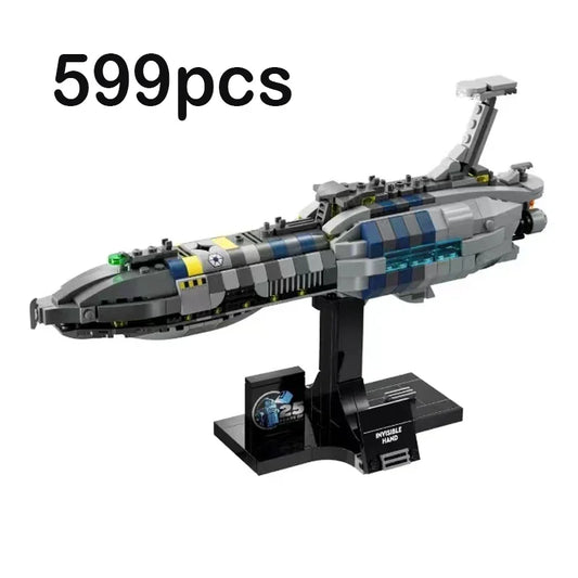 Spaceship Building Blocks Assembling Fit DIY Model Toys for Children Birthday Gift Set 2025 NEW in STOCK