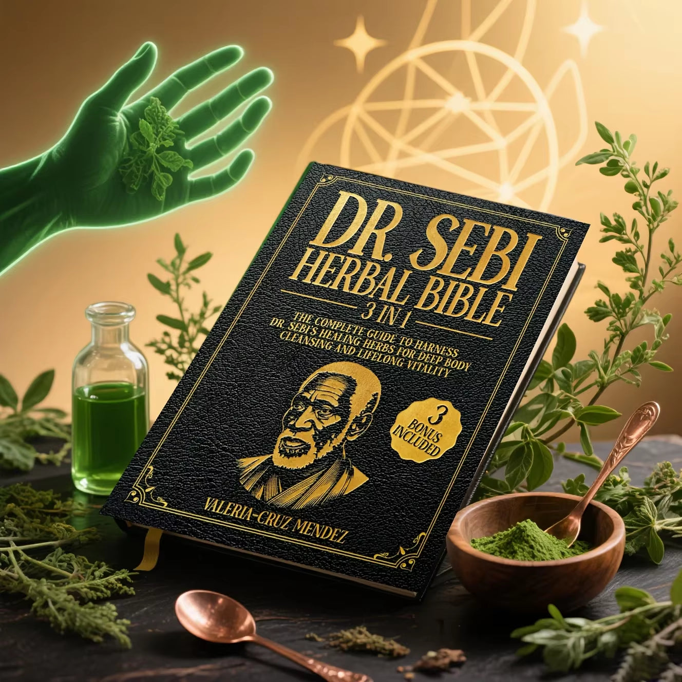 7041 Dr. Sebi Herbal Bible 3-In-1: Detoxify and Cleanse Your Body with Dr. Sebi'S Healing Herbs for Lasting Health and Vitality